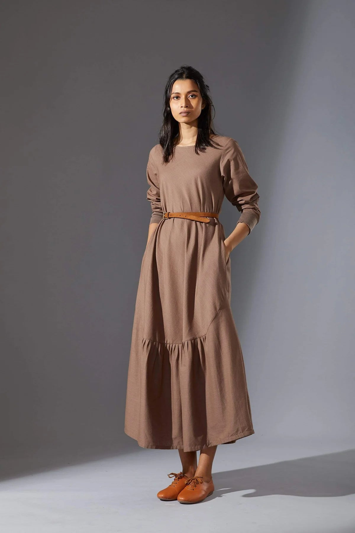 New Aboli Beige Dress