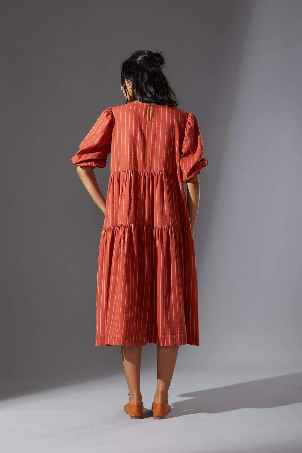 Vasara Rust Dress