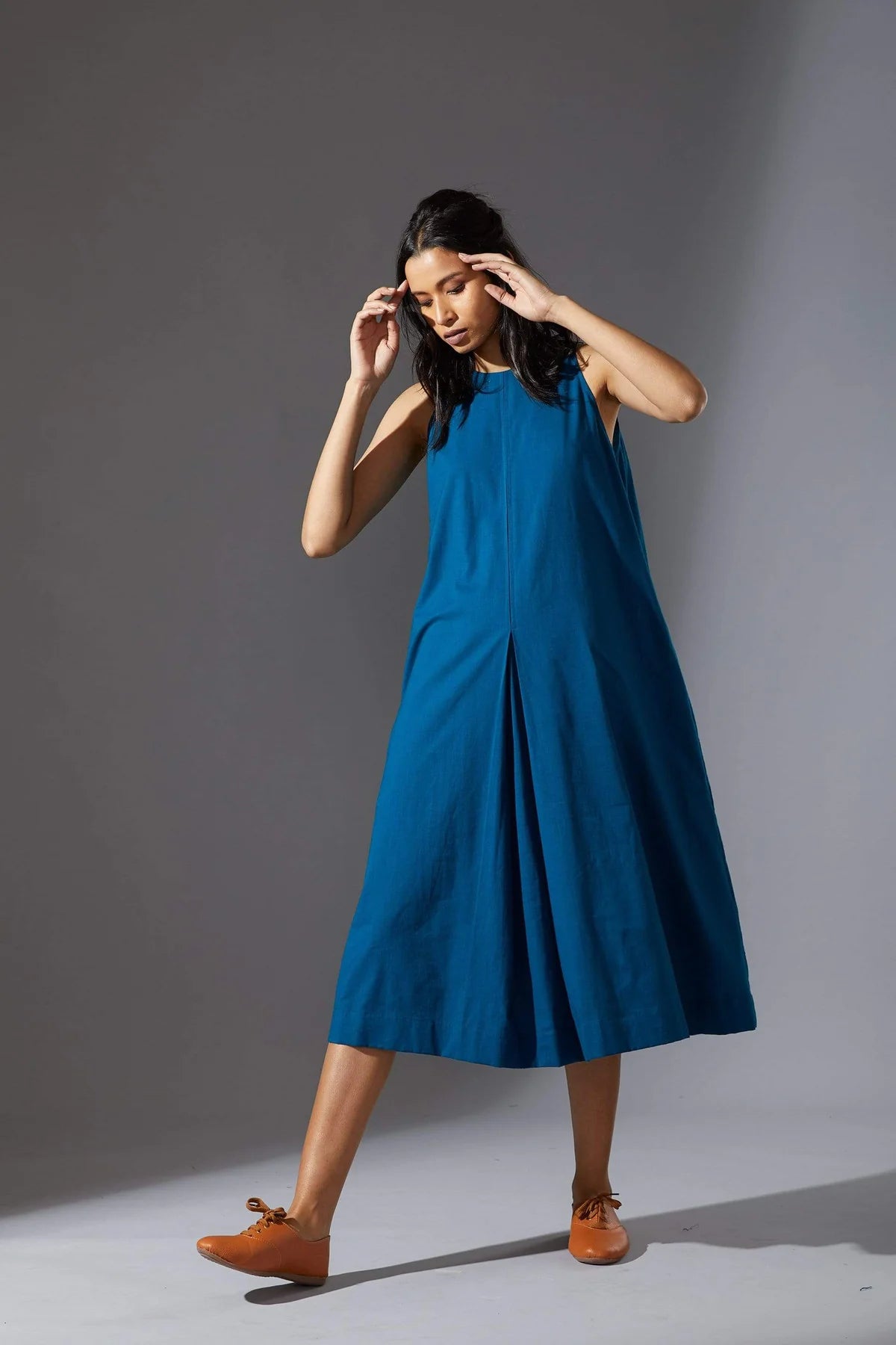 Vita Aakaar Blue Dress