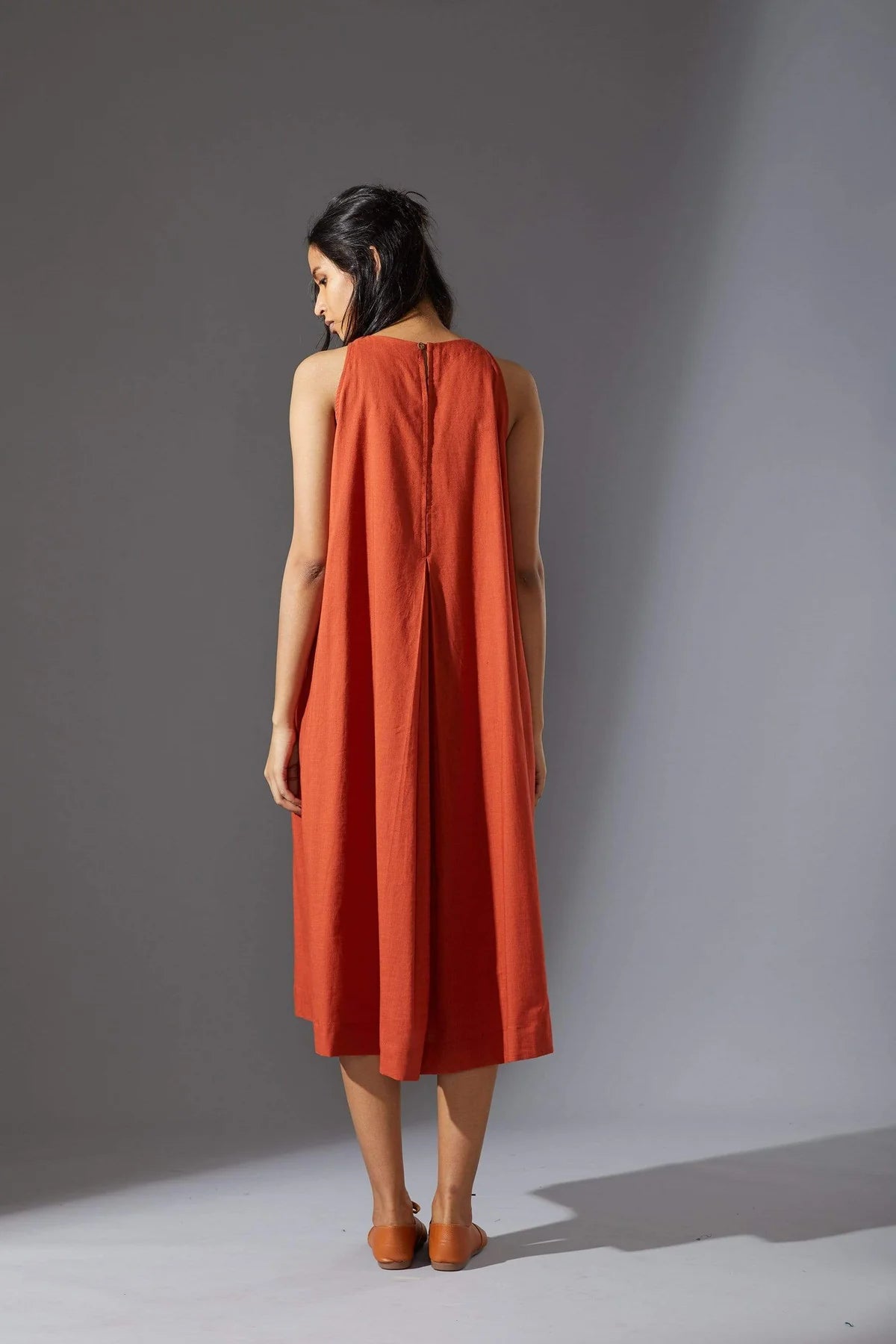 Vita Aakaar Rust Dress