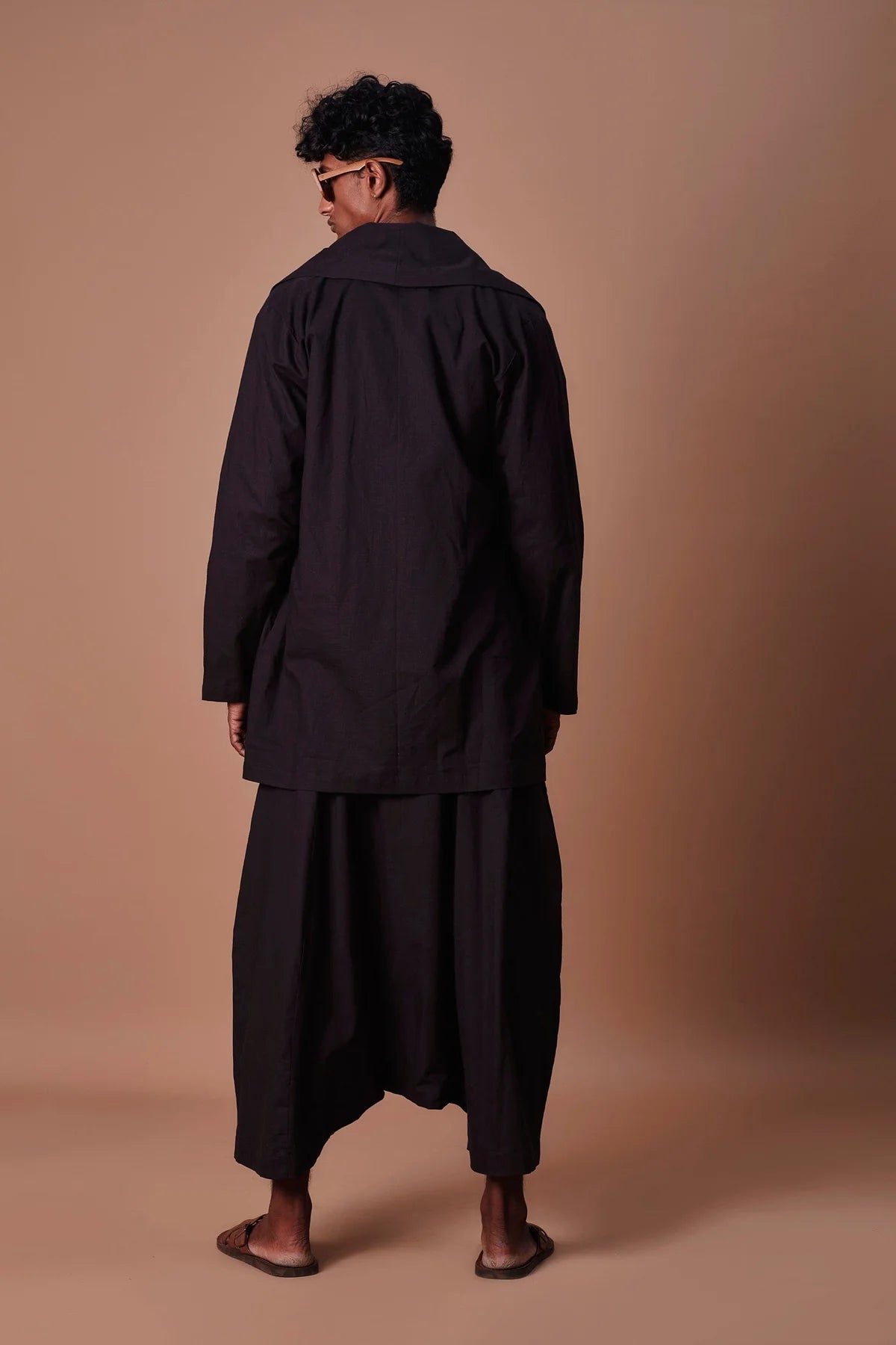 Black Shawl Collar Jacket