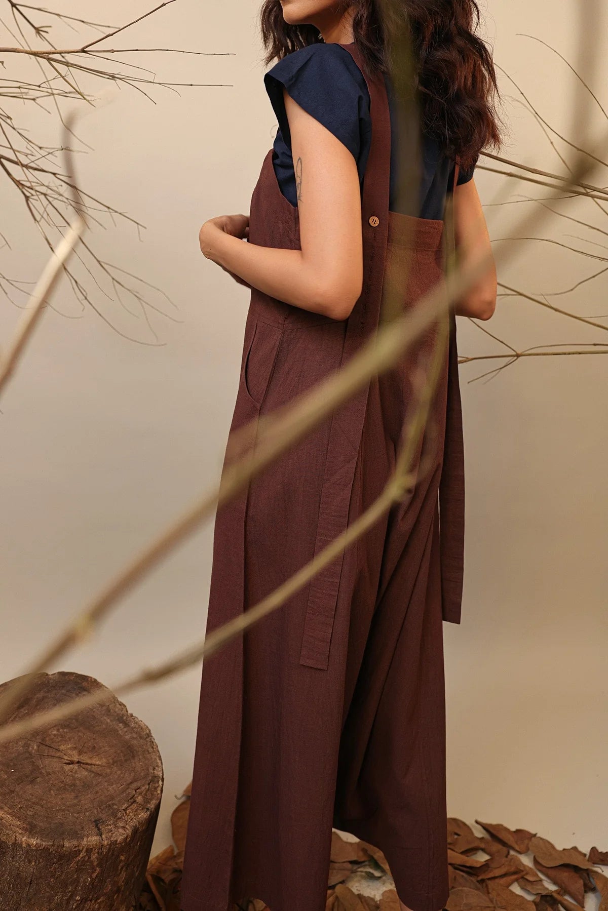 Brown Dungarees