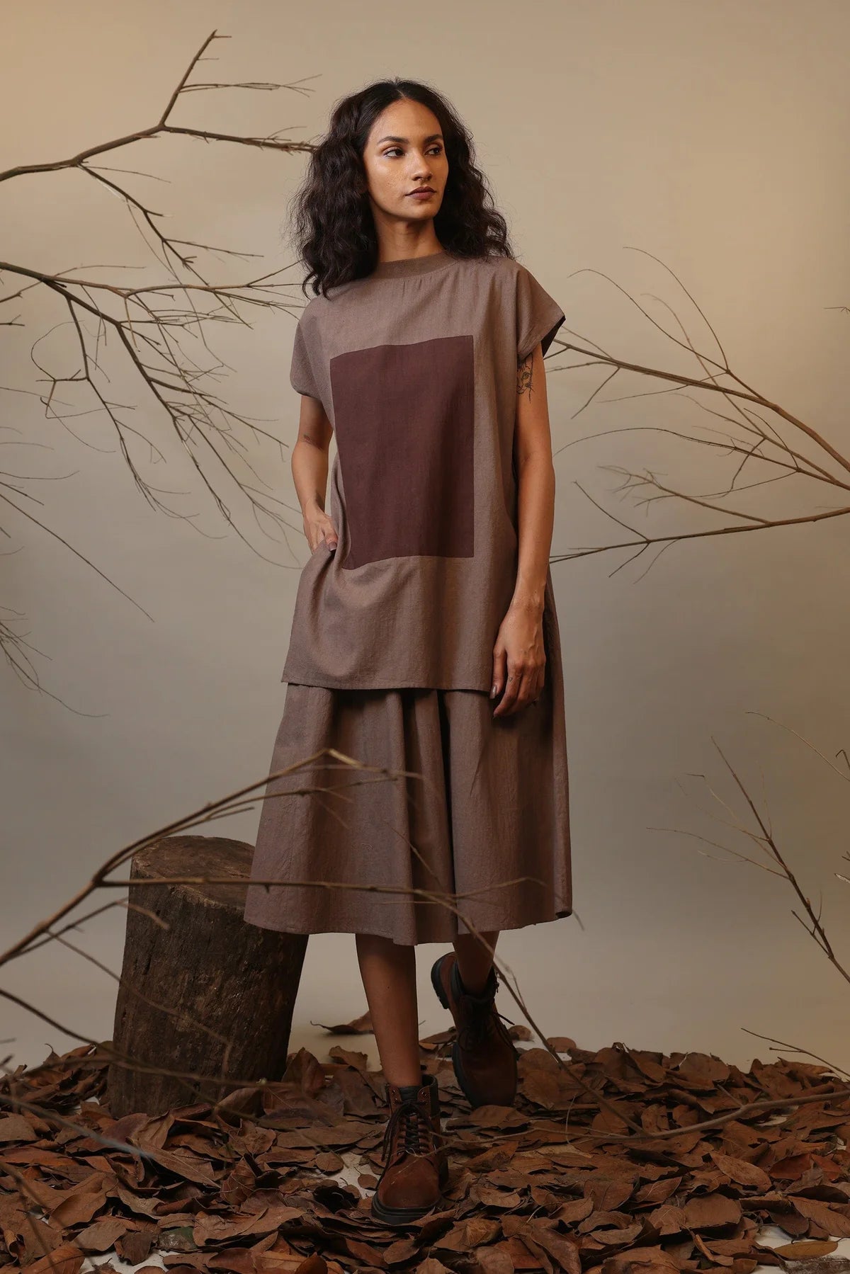 Beige CB Stara Dress