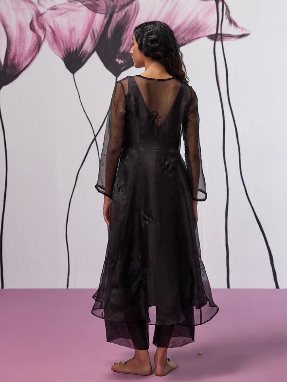 Moonshine Black Kurta Set