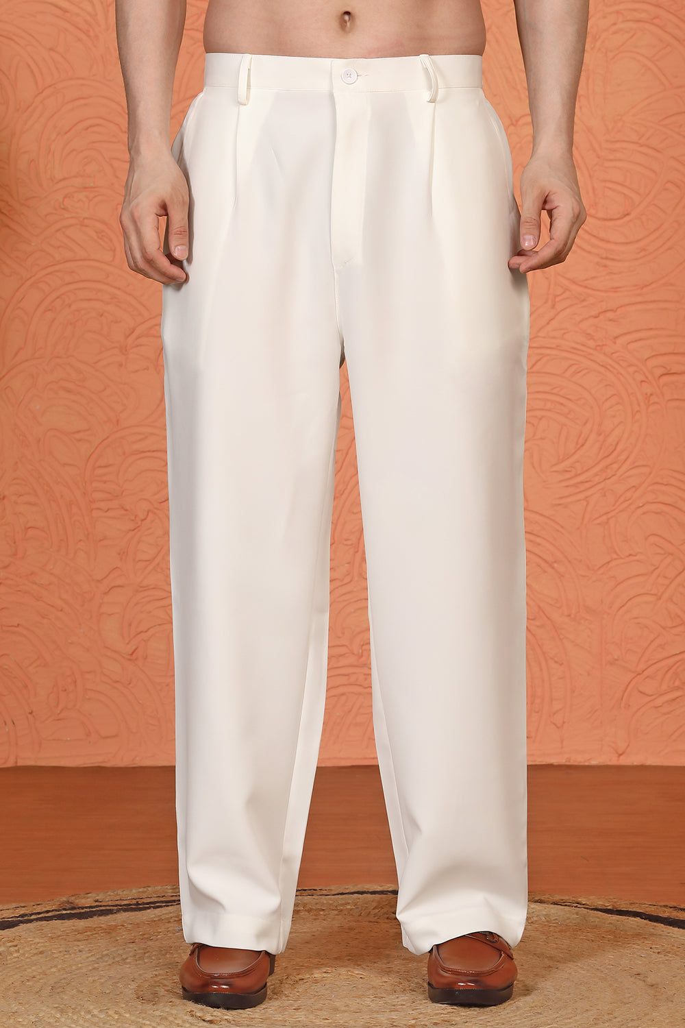 Mihir Embroidered Kurta  with Loose Fit Back Elastic Parallel Pants