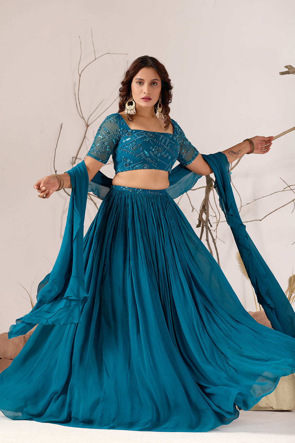 Neelkamal - Embellished Lehenga Set