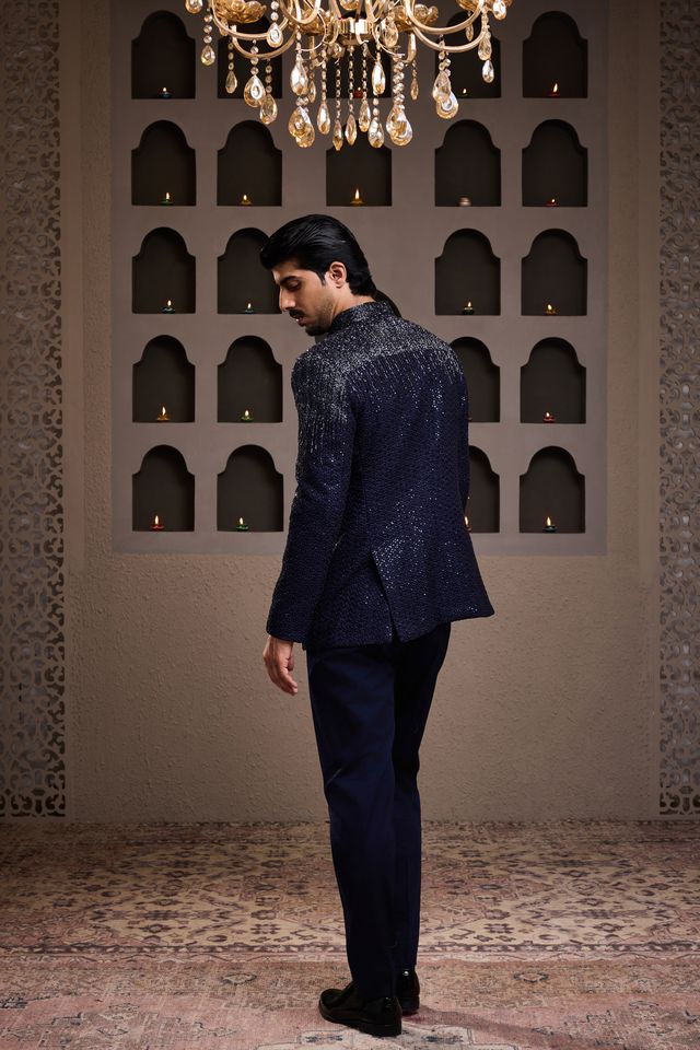 Navyblue Jodhpuri Coat Pant