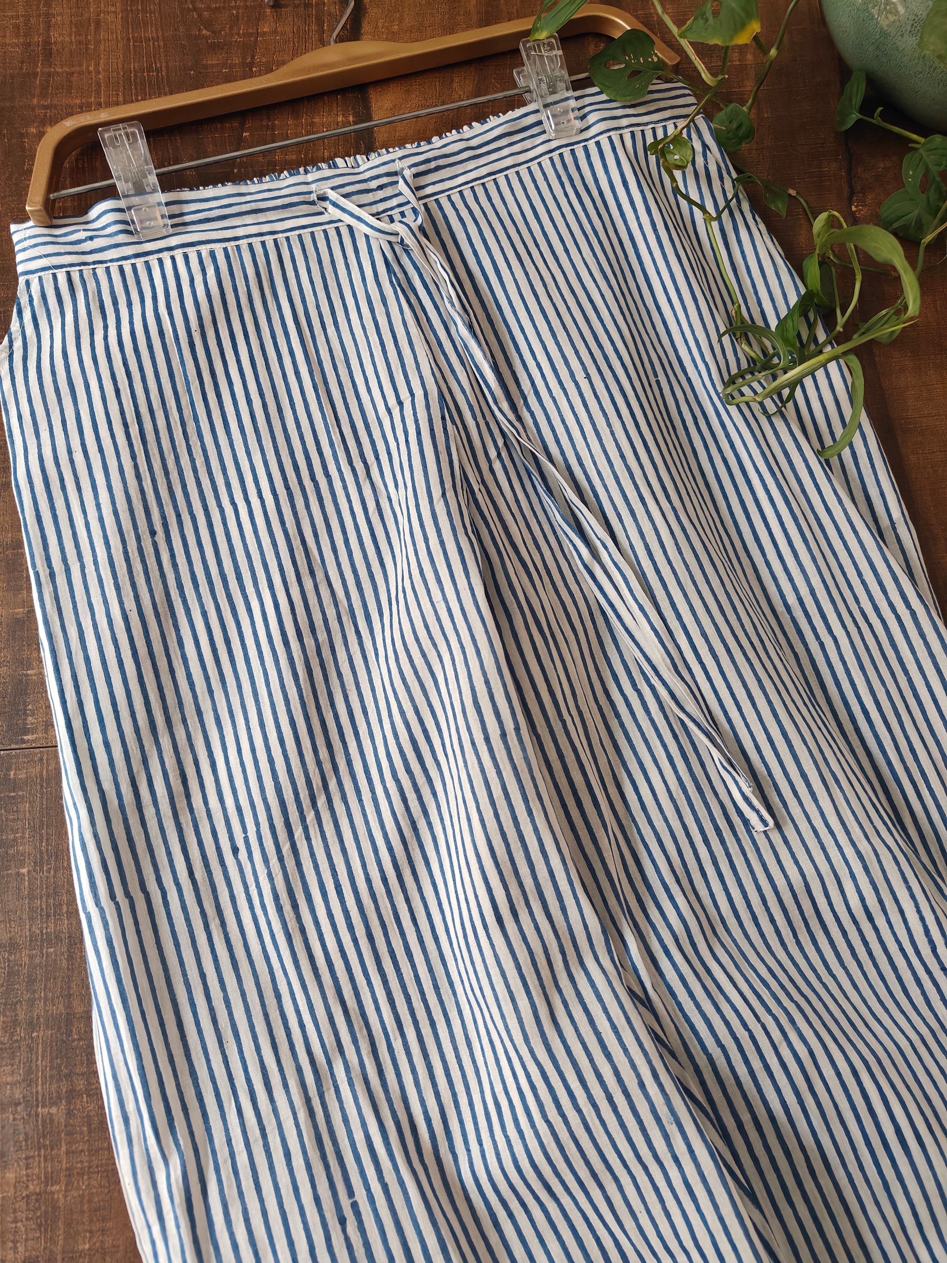 Handblock Stripe Bottoms