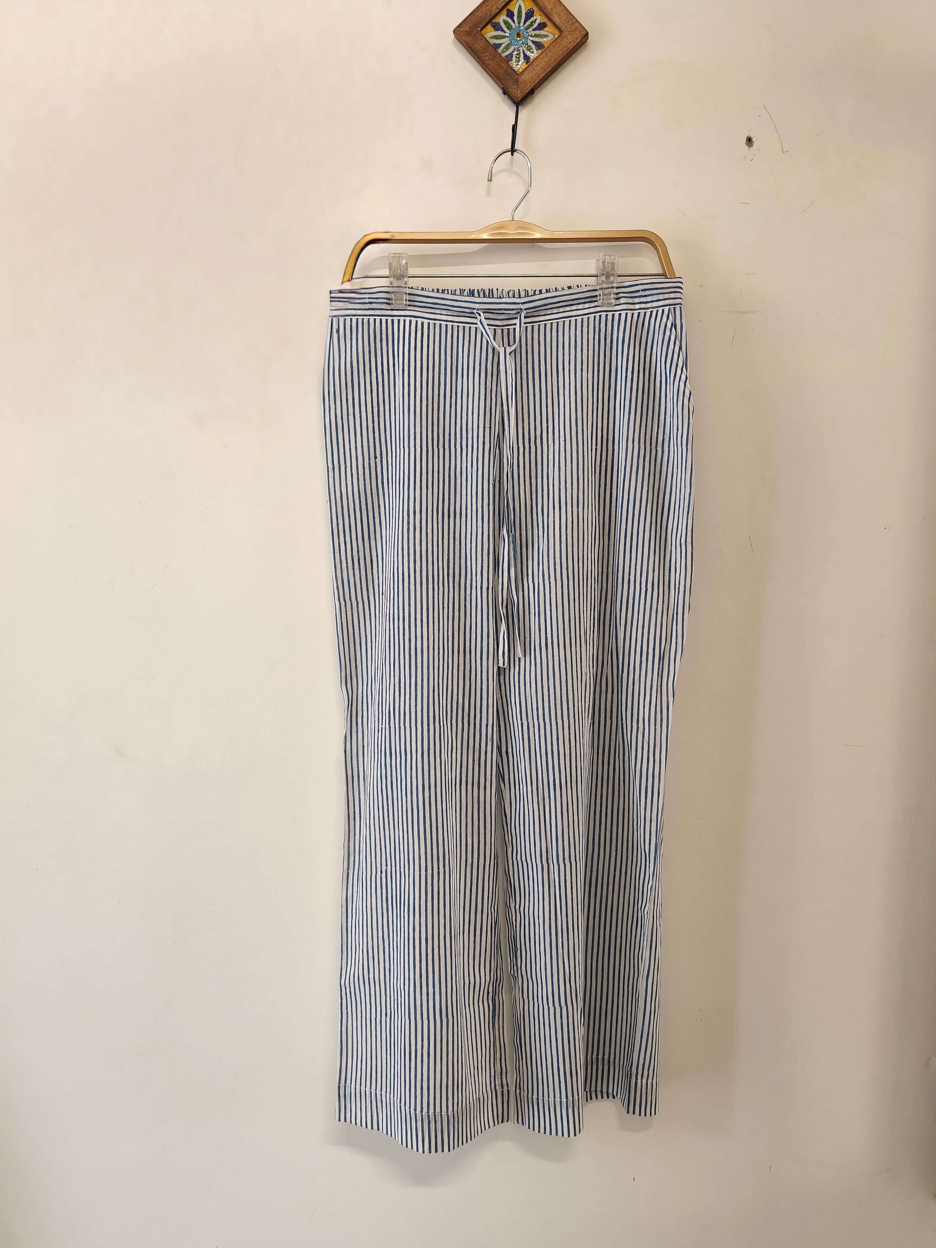 Handblock Stripe Bottoms