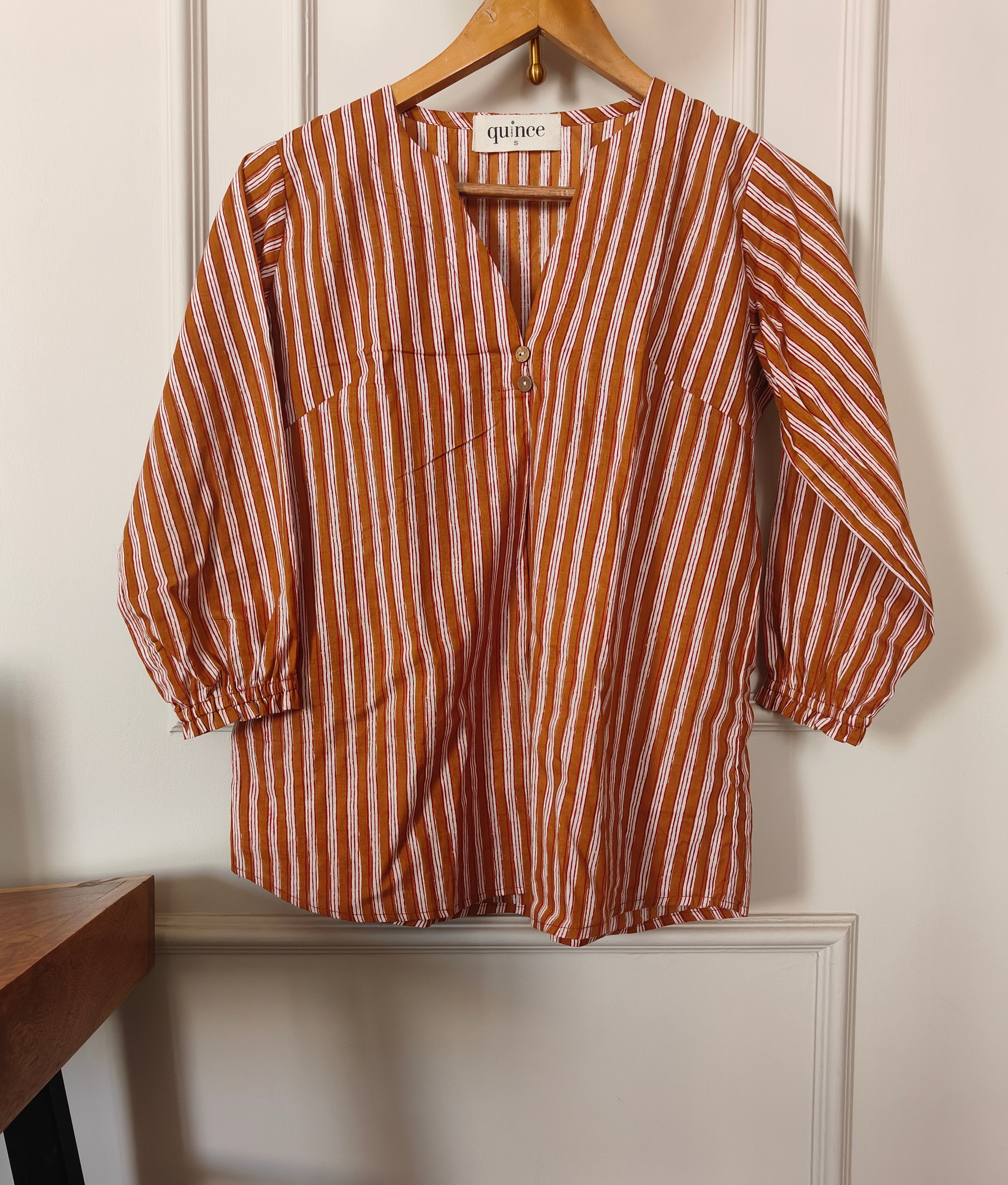 Brown Sugar Stripe Top