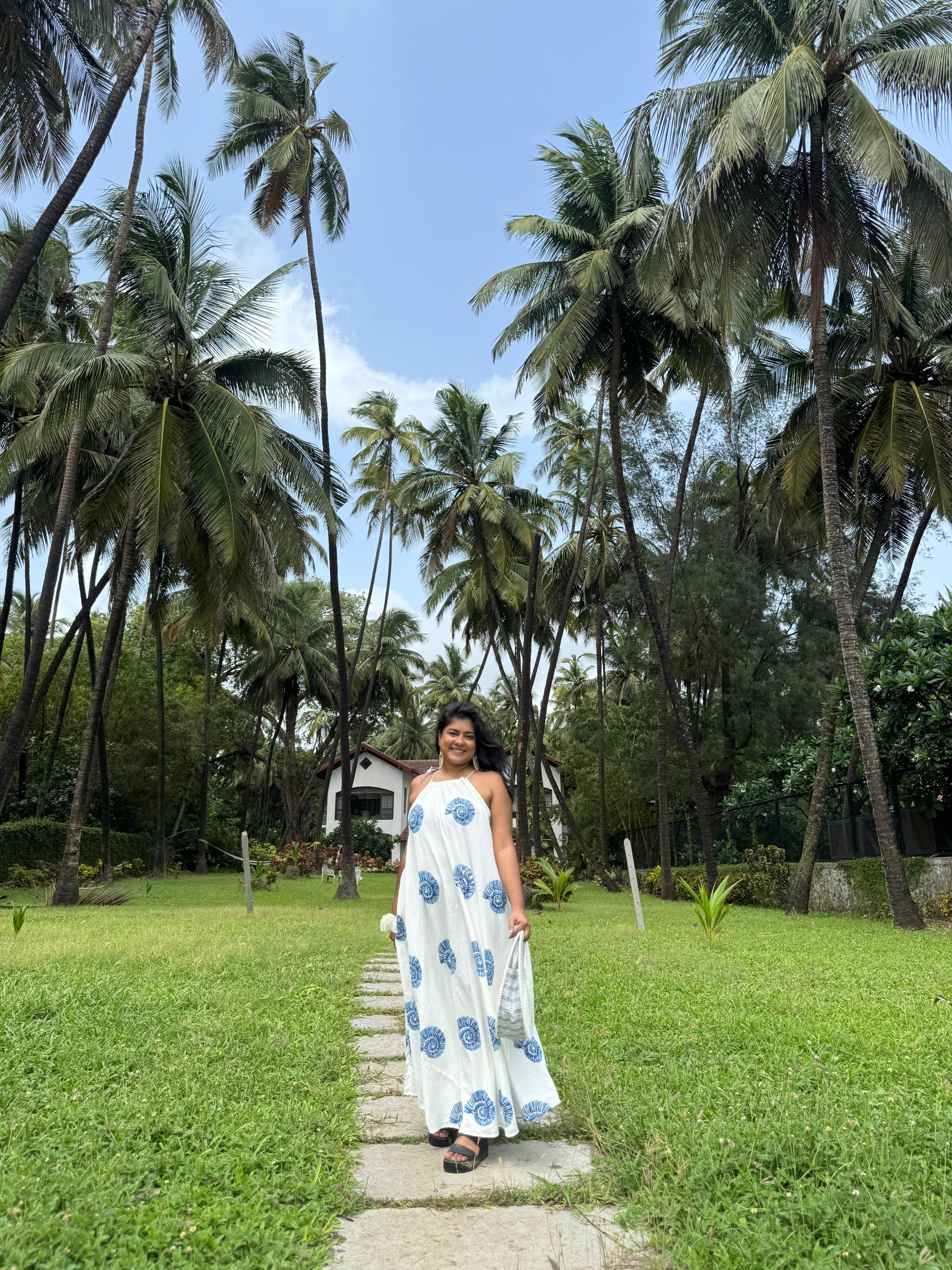 Sea Swirl One Size Maxi Dress