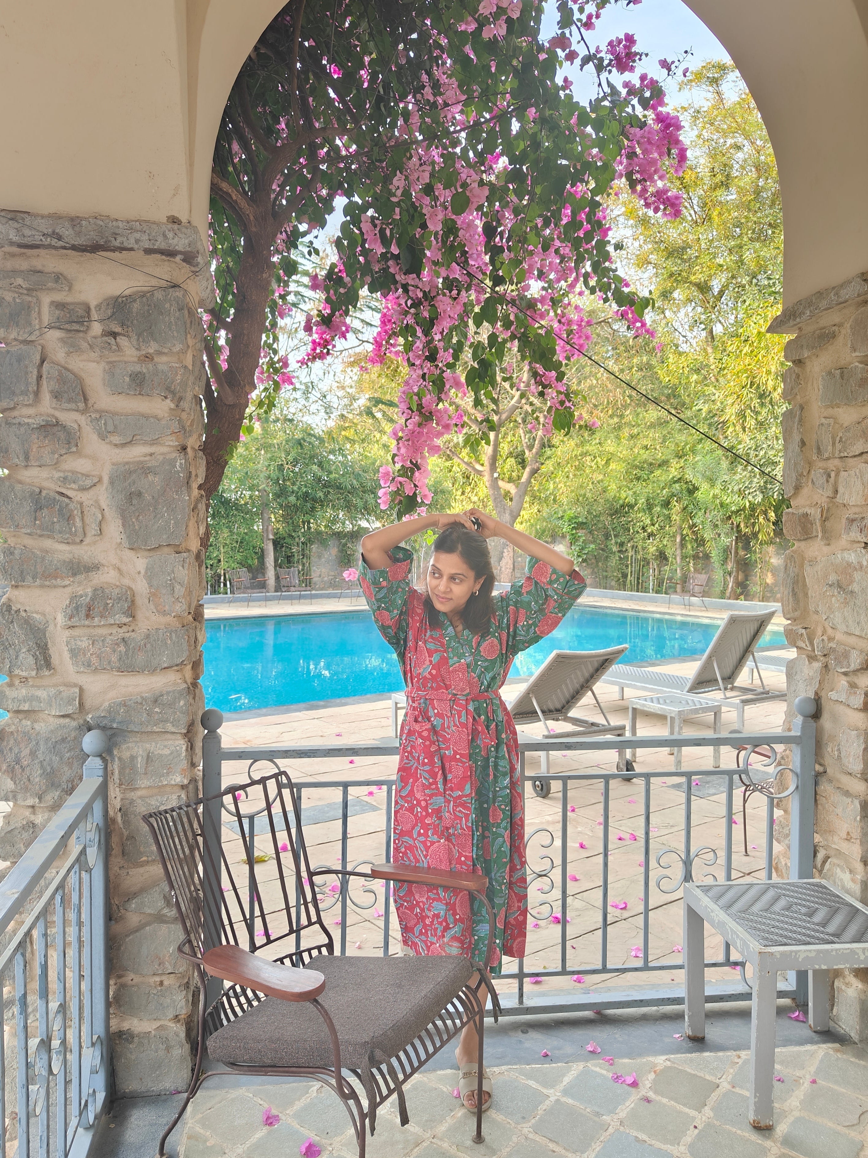 Bella Rose Half and Half Robe