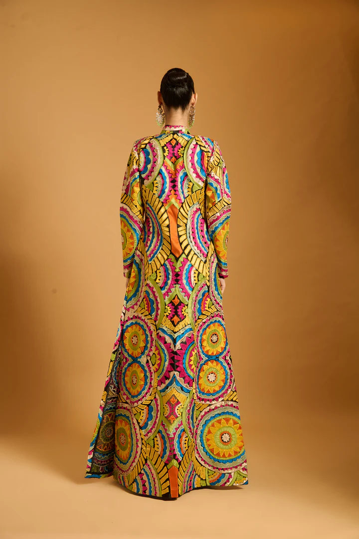 Trifecta multicolor mandala jacket