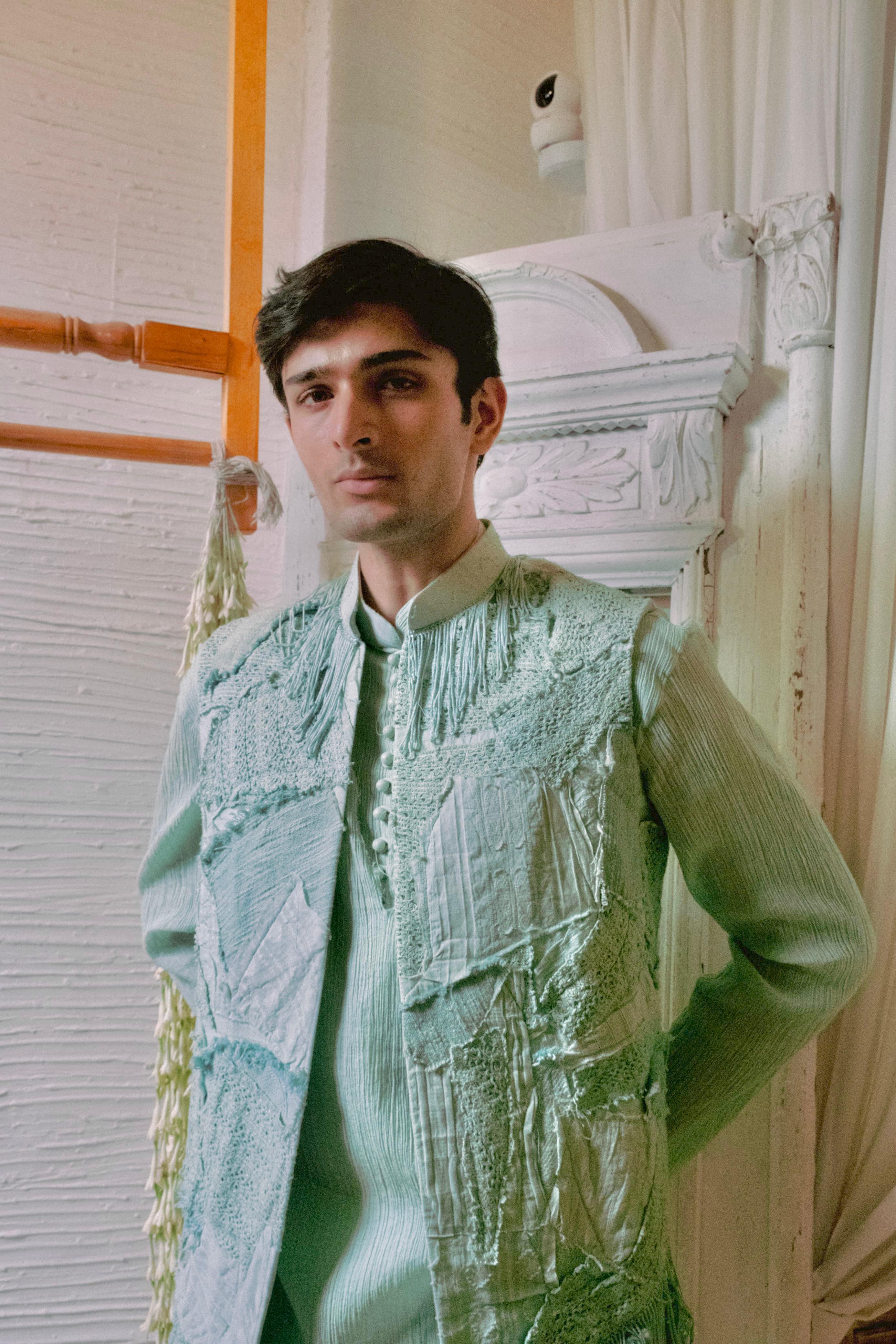 Half Jacket Kurta Set