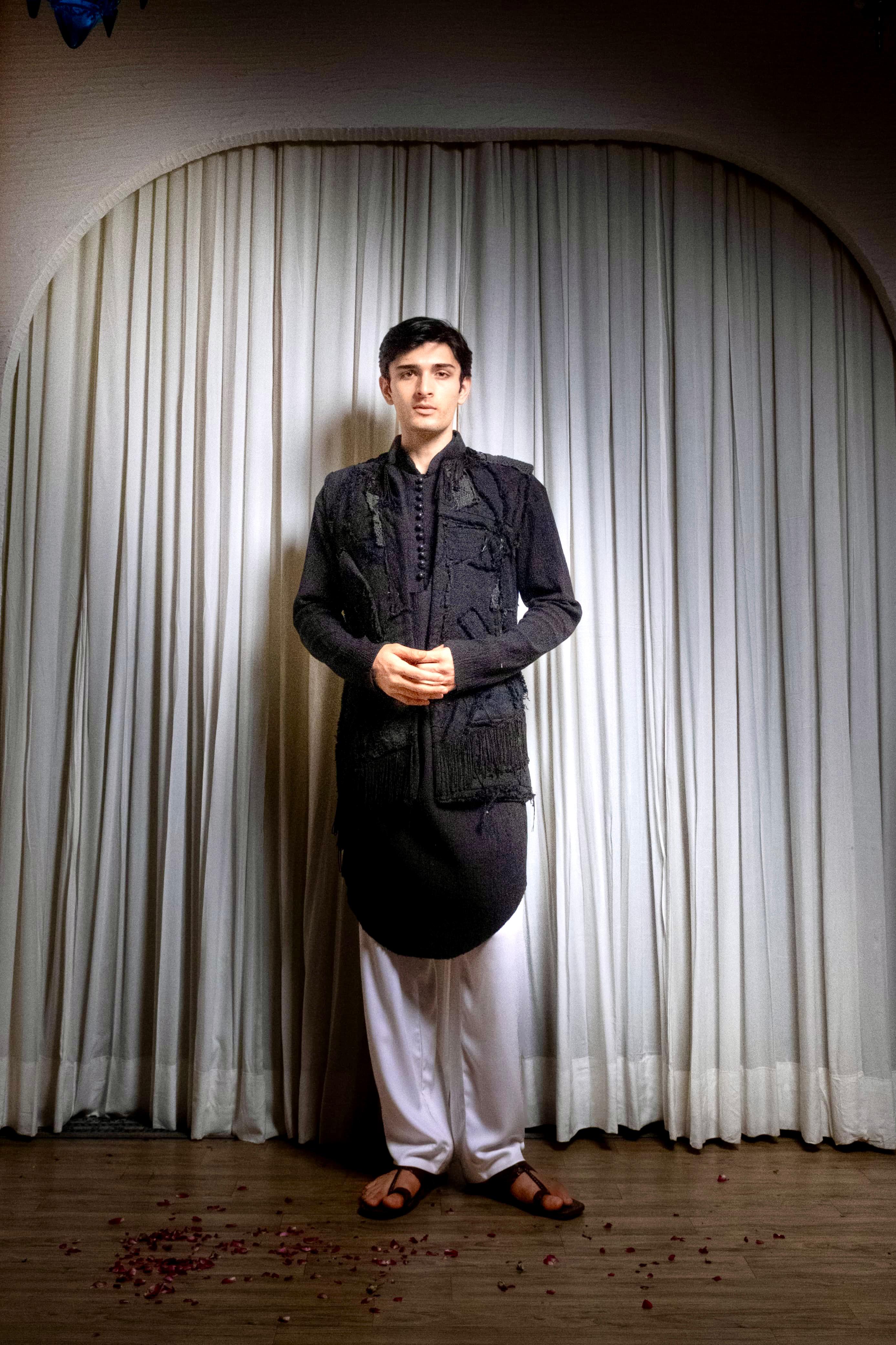 Half Jacket Kurta Set