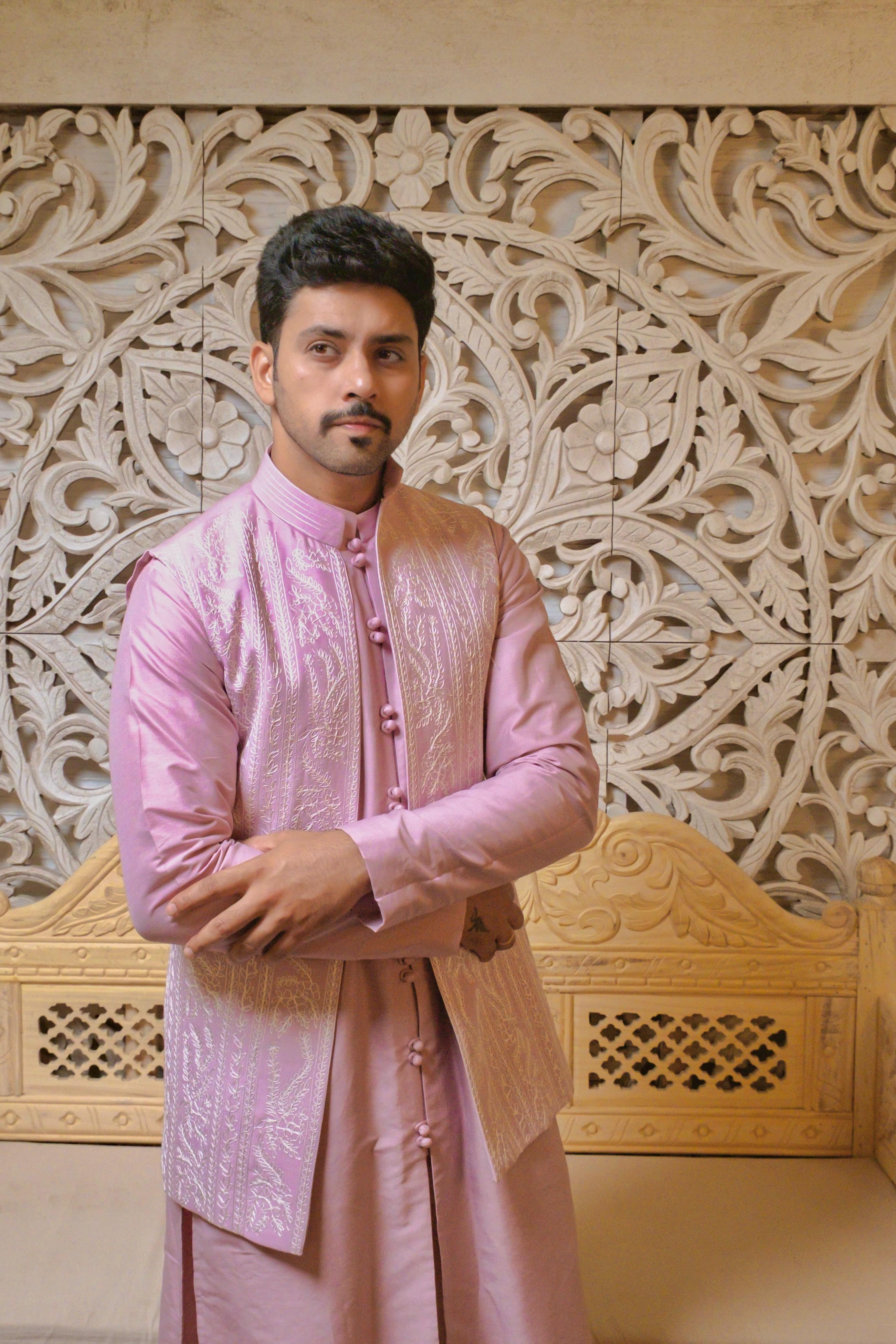 Half Jacket Kurta Set