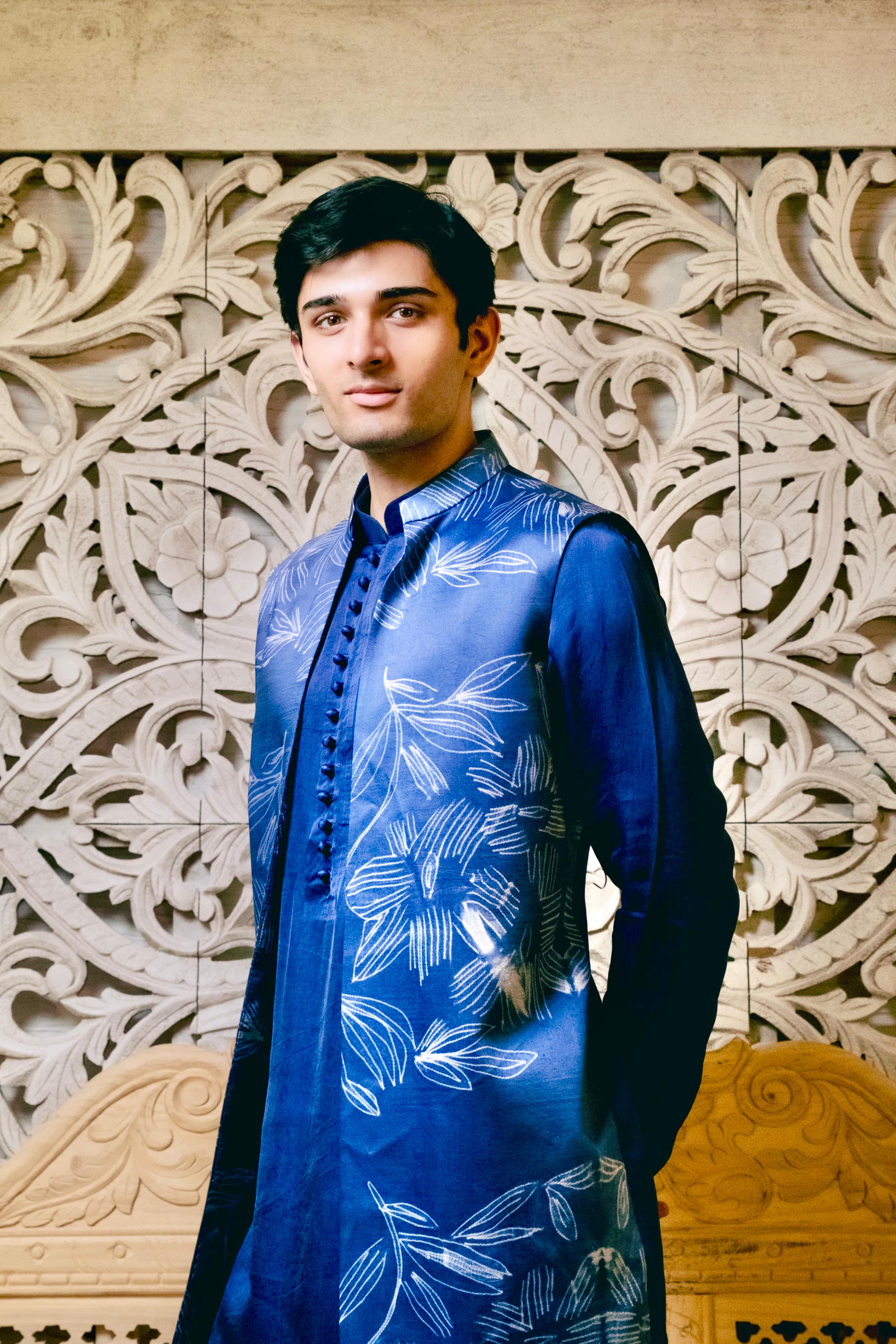 half Kurta Jacket set