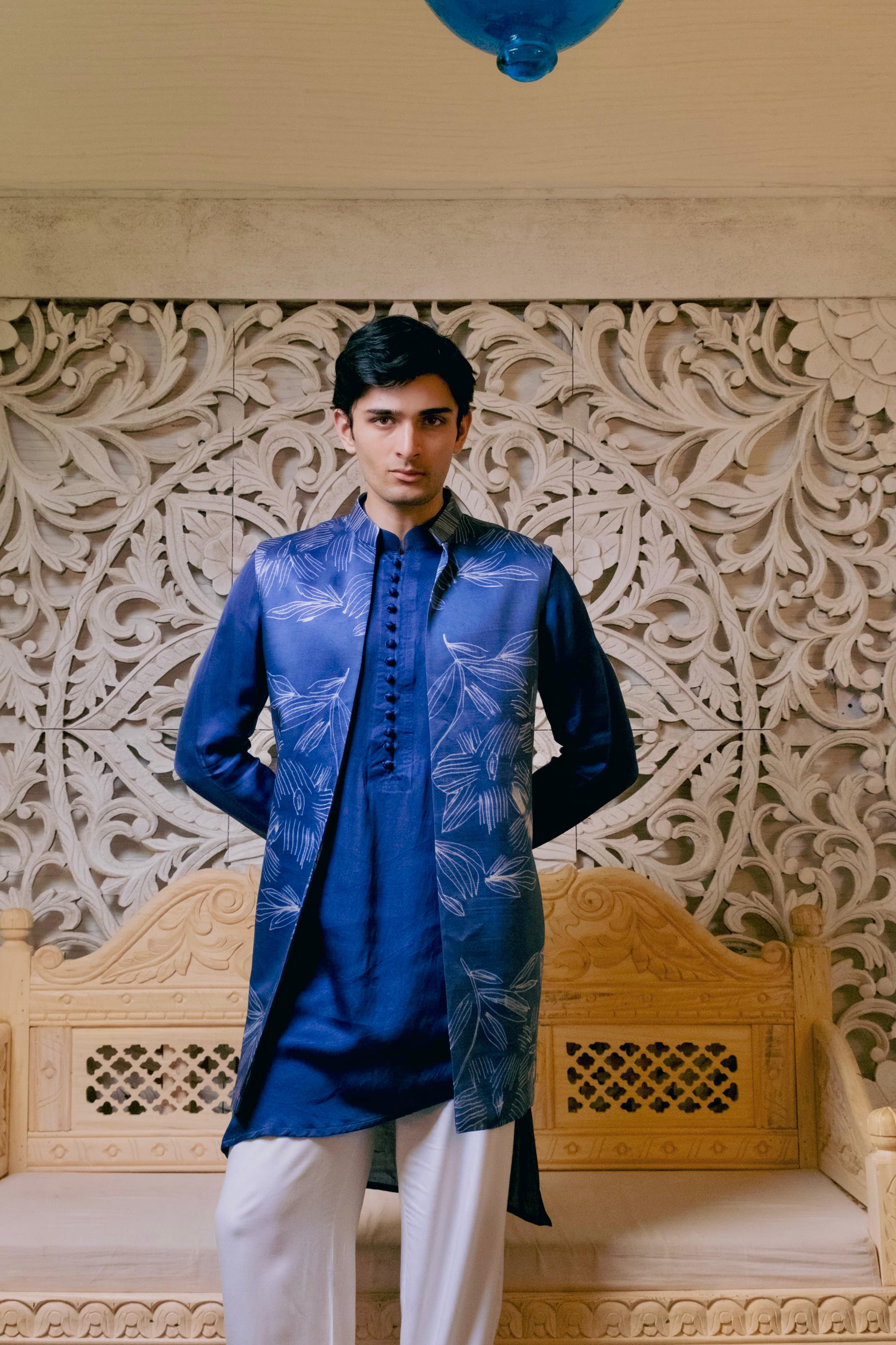 half Kurta Jacket set