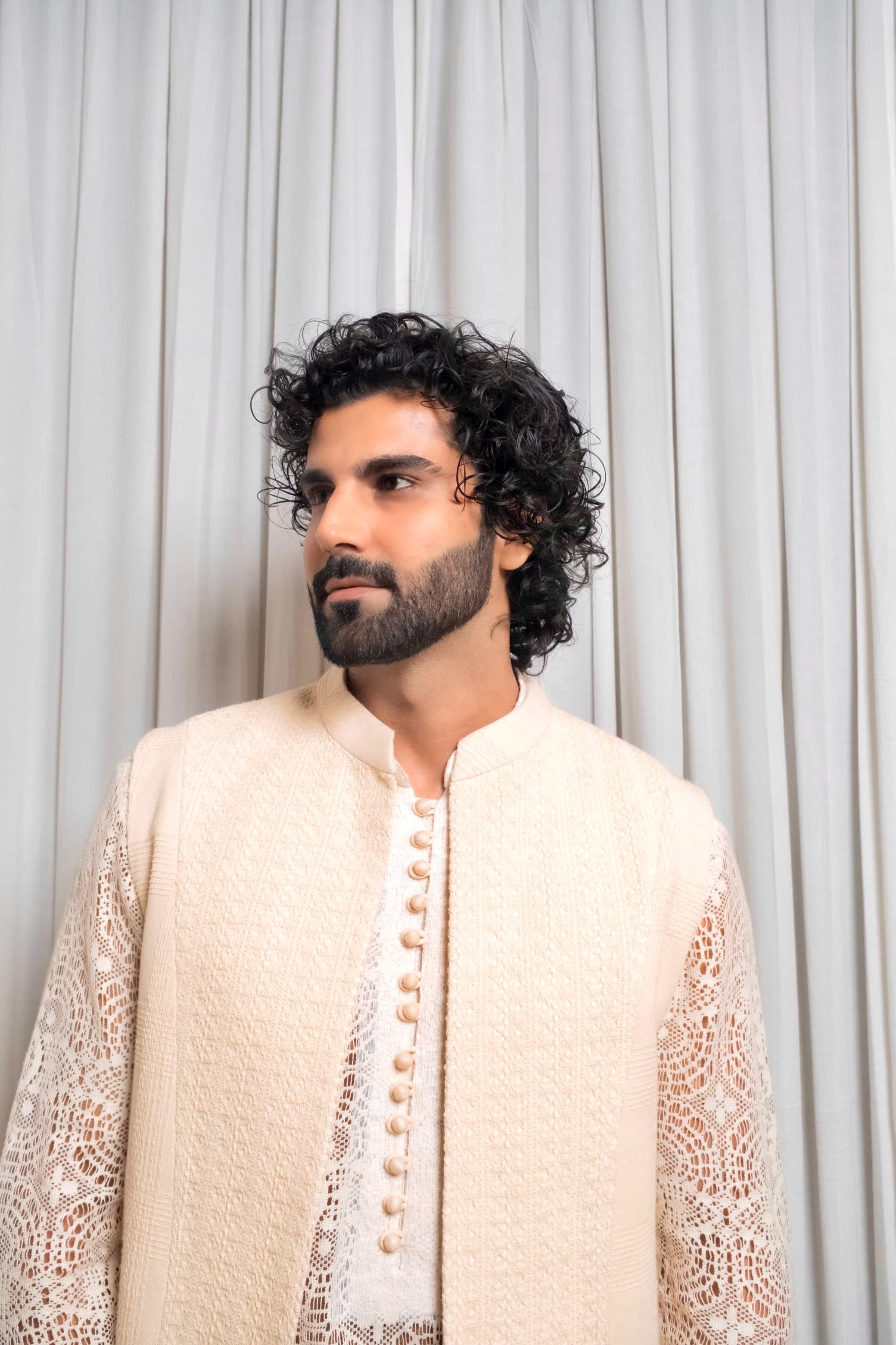 Half Jacket Kurta Set