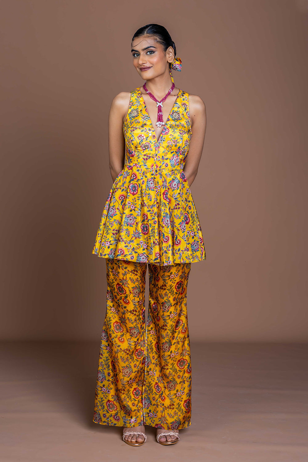 Sundrop Saas Flared Pant set