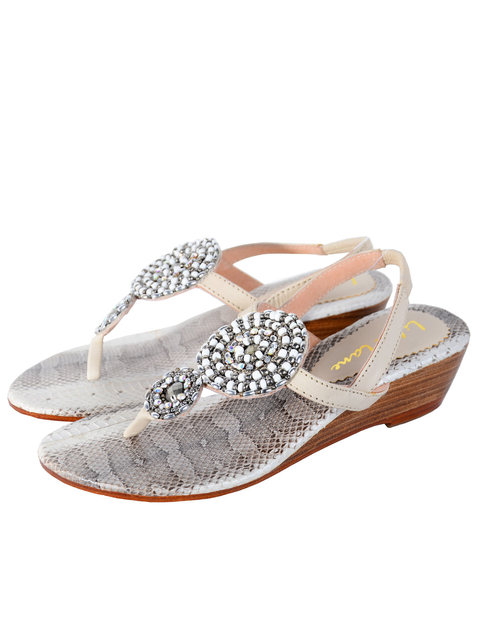 Victoria Medallion - Snake - Mini Wedge