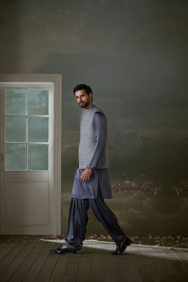 Bundi Jackat Kurta Salwar Set