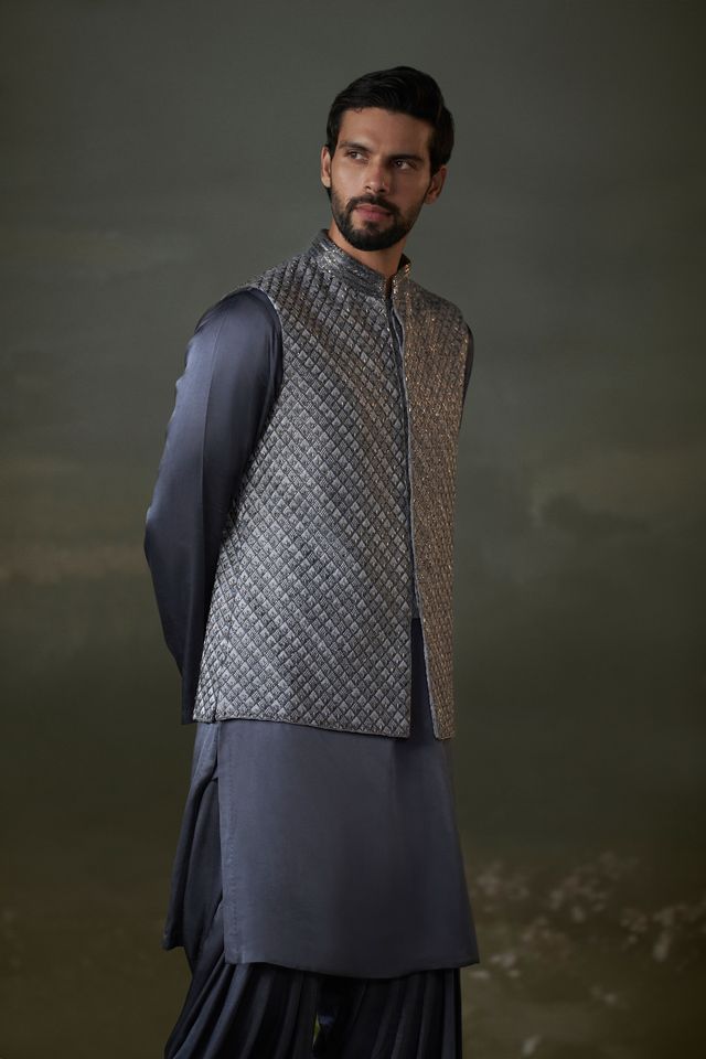 Bundi Jackat Kurta Salwar Set