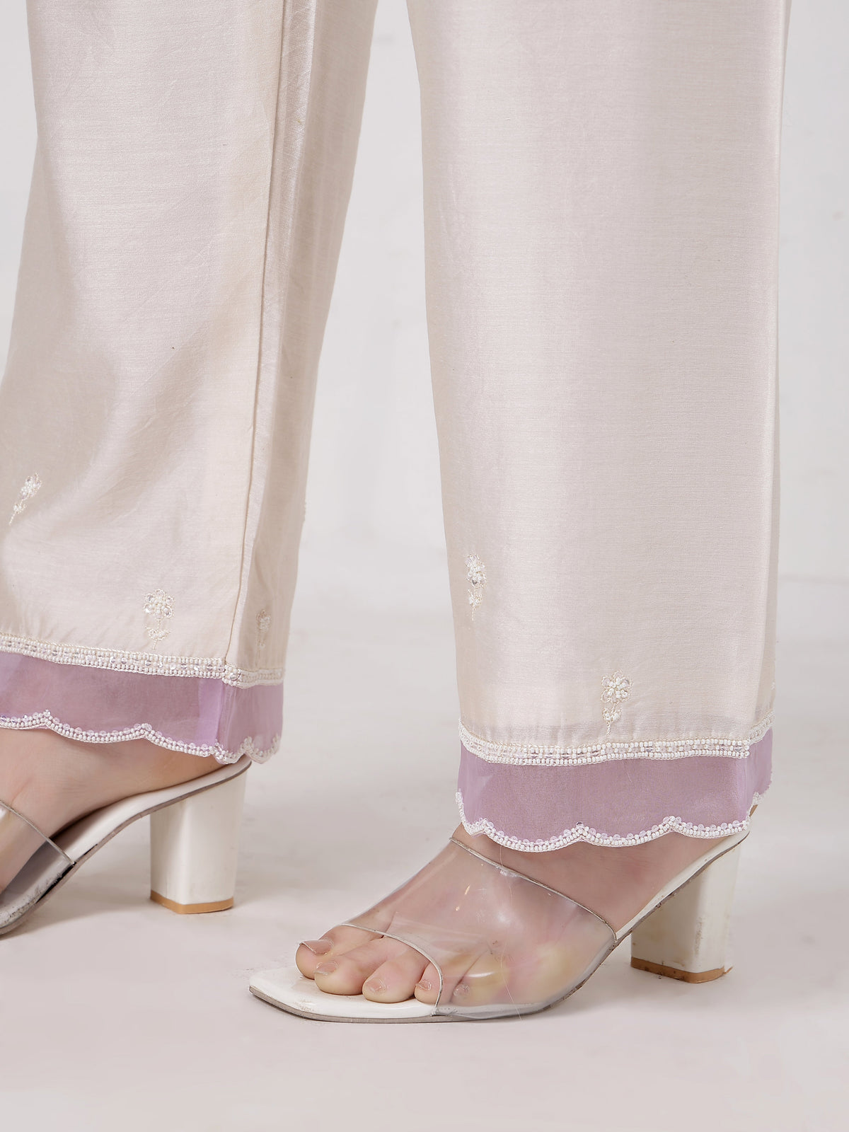 Lilac Tassels Kurta Set